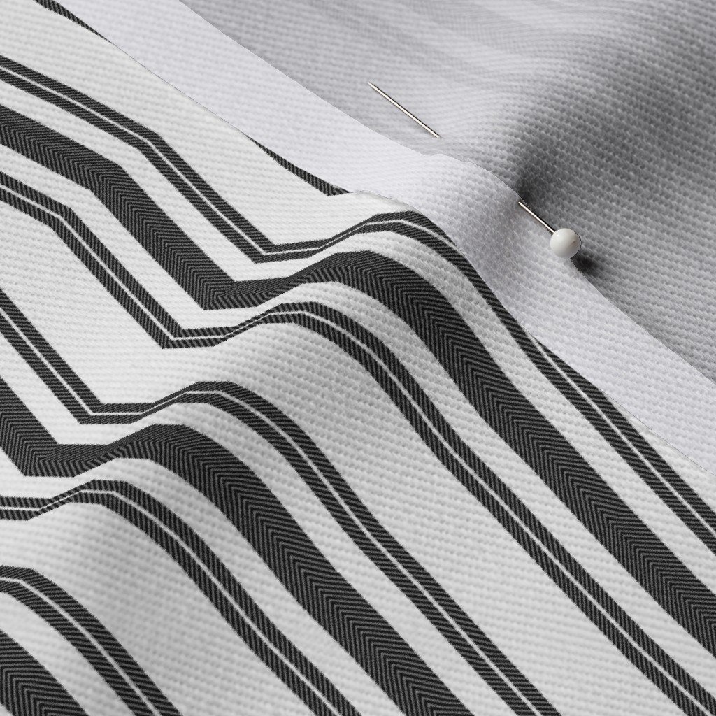 Trendy Large Black Tarp Black French Mattress Ticking Double Stripes Fabric black pastel tarp fabric