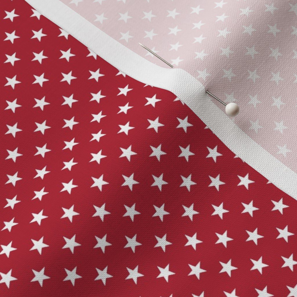 Small USA Flag White Stars on Red Fabric red and white fabric
