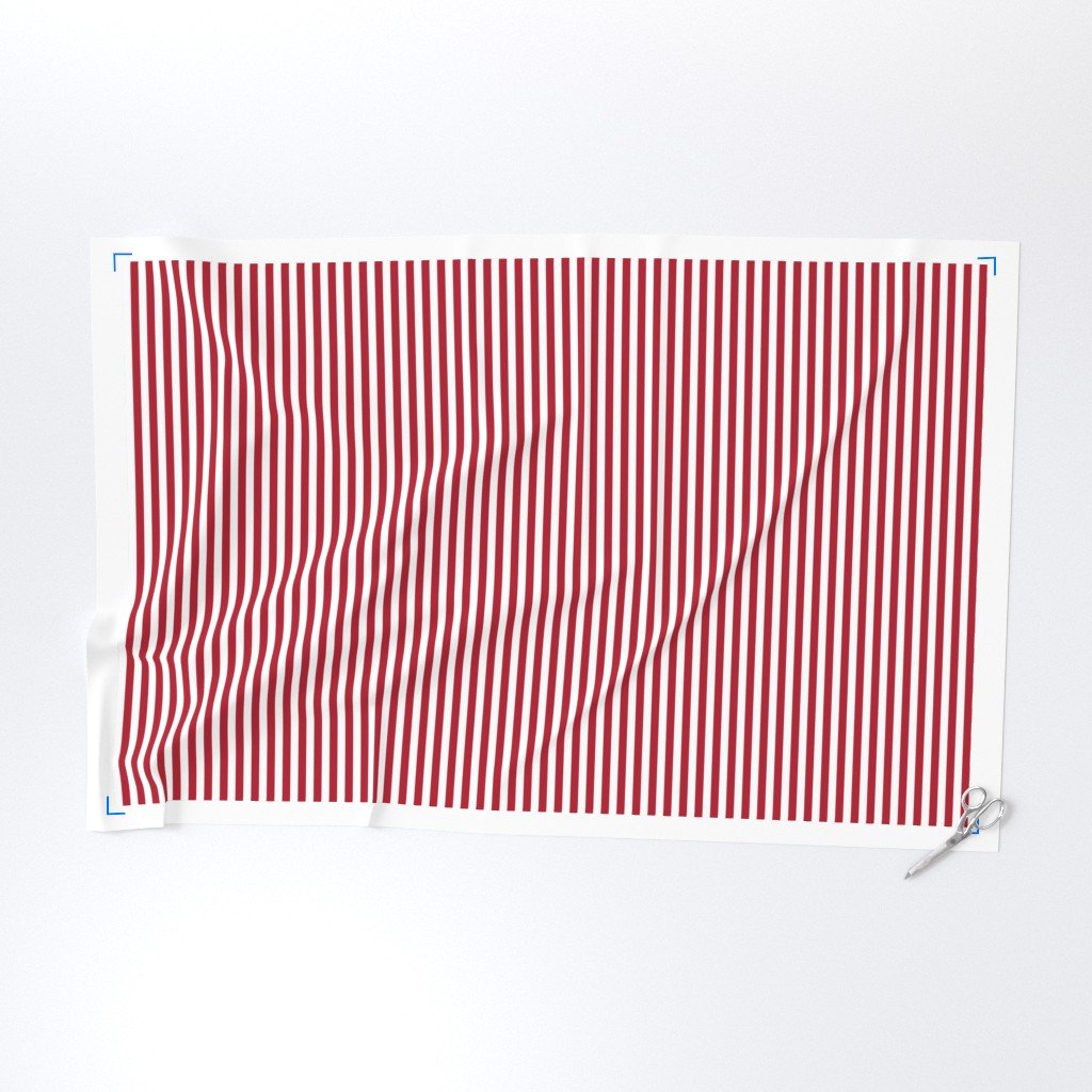 Small Vertical USA Flag Red and White Stripes Fabric vertical stripes fabric