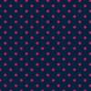Navy and Hot Pink Polka Dots