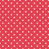 Coral and White Polka Dots