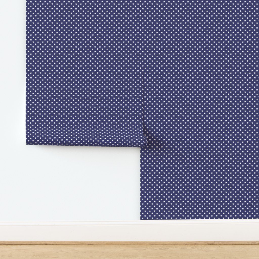 USA Flag White Stars on Blue Wallpaper design