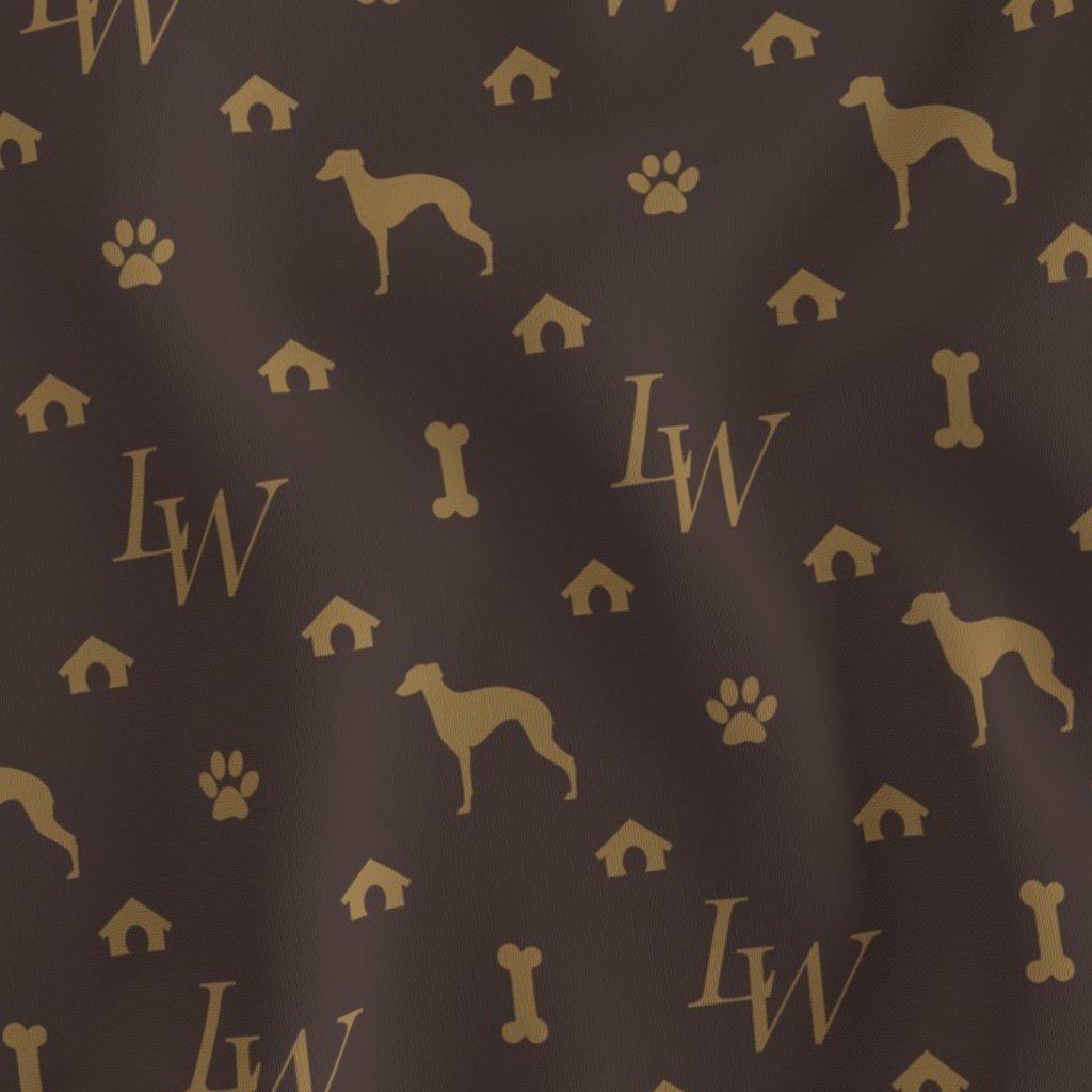 Louis Whippet Luxury Dog Attire Fabric luxury dog fabric
