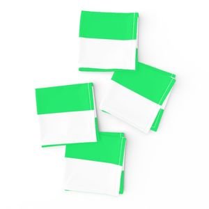 Lime Mojito Green Horizontal Tent Stripes Florida Colors of the Sunshine Decor Collection Decor Collection lime mojito stripes napkins design