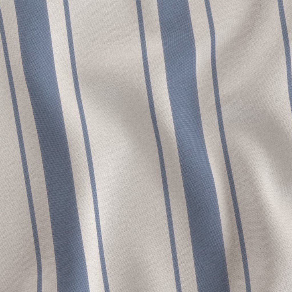 Wide Stressed Blue Denim Mattress Ticking Fabric blue stripe fabric