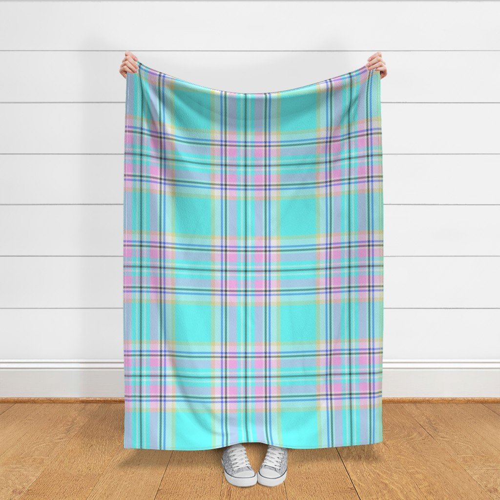 Large Royal Floridian Tartan Check Plaid Fabric check fabric