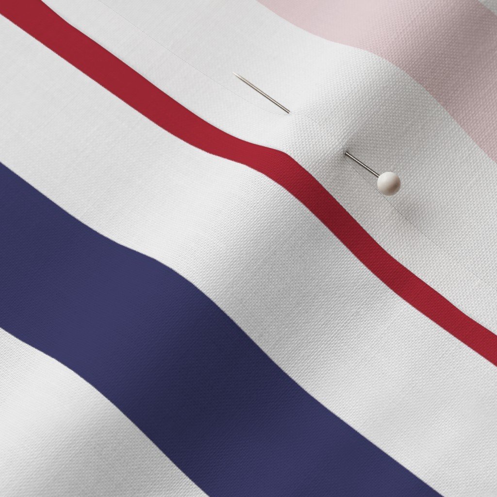 1 inch Flag Red White and Blue Alternating V Stripes Fabric national flag fabric
