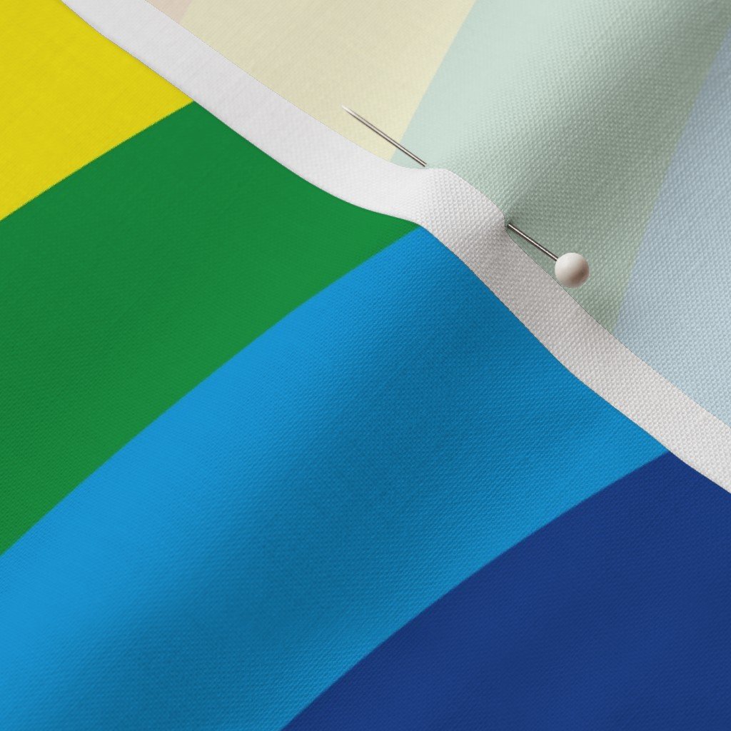 Kids Room Decor Bright Color Endless Rainbows Fabric abstract fabric