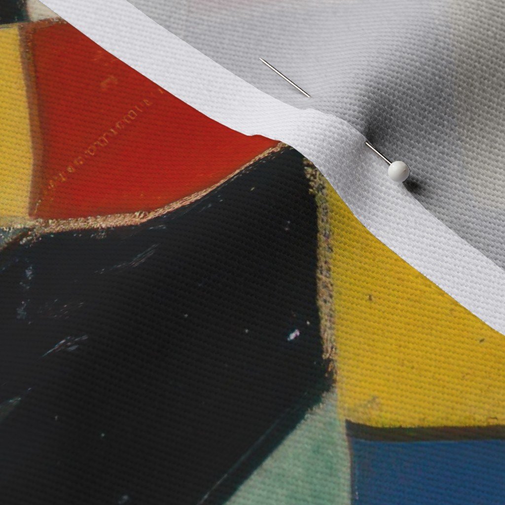 Theo van Doesburg Gouache on Board Pattern Fabric gouache painting fabric