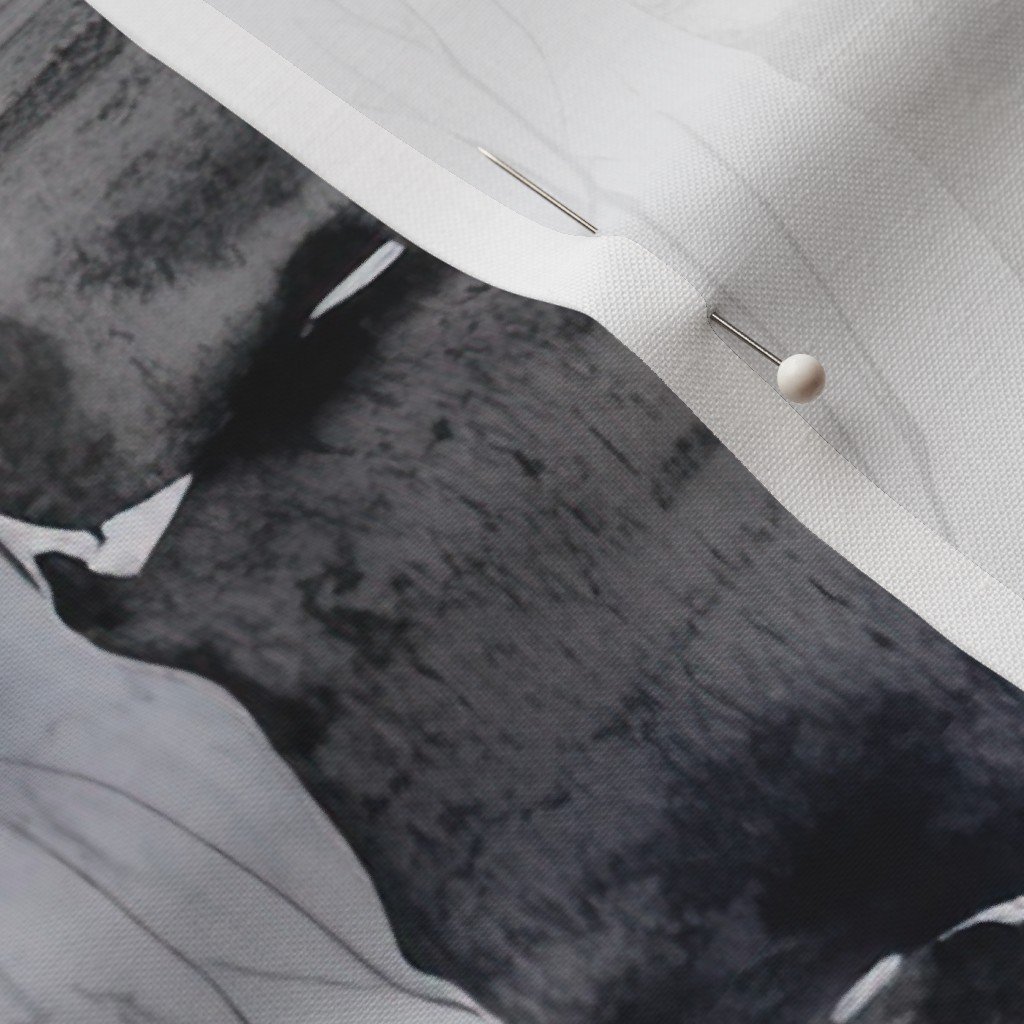 Endless Silver Birch Tree Dreamscape Trees in Misty Forest Fabric silver birch trees fabric
