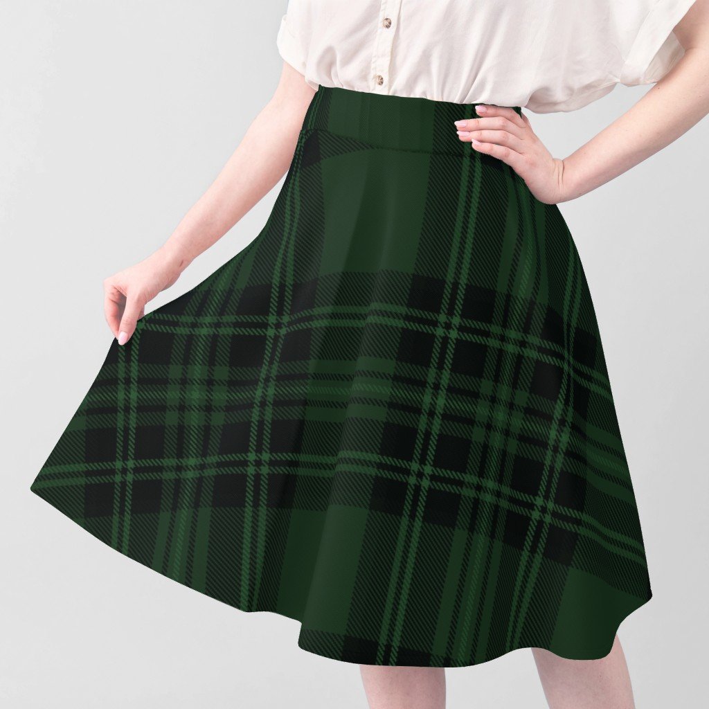 Jumbo Hunter Green Christmas Stewart Tartan Fabric green plaid fabric