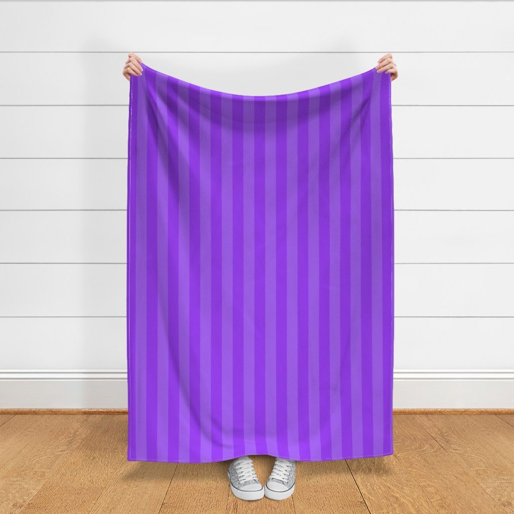 2 inch Day Glo Purple Cabana Stripe Fabric purple stripe fabric
