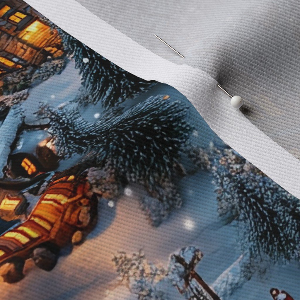 Night Before Christmas - Twilight Serenity Fabric serene fabric