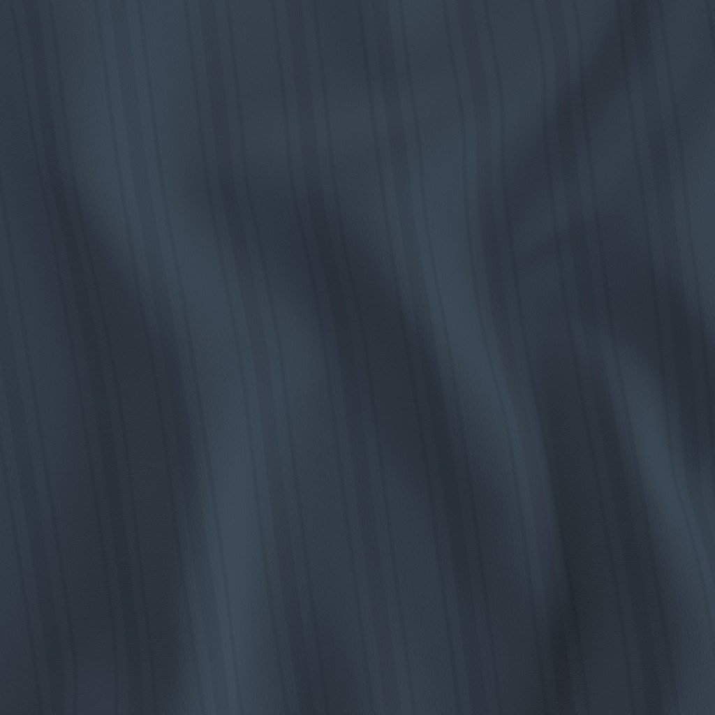Tonal Deep Navy Tailored Ticking Stripe Cottage Farmhouse Small Scale Fabric small scale fabric