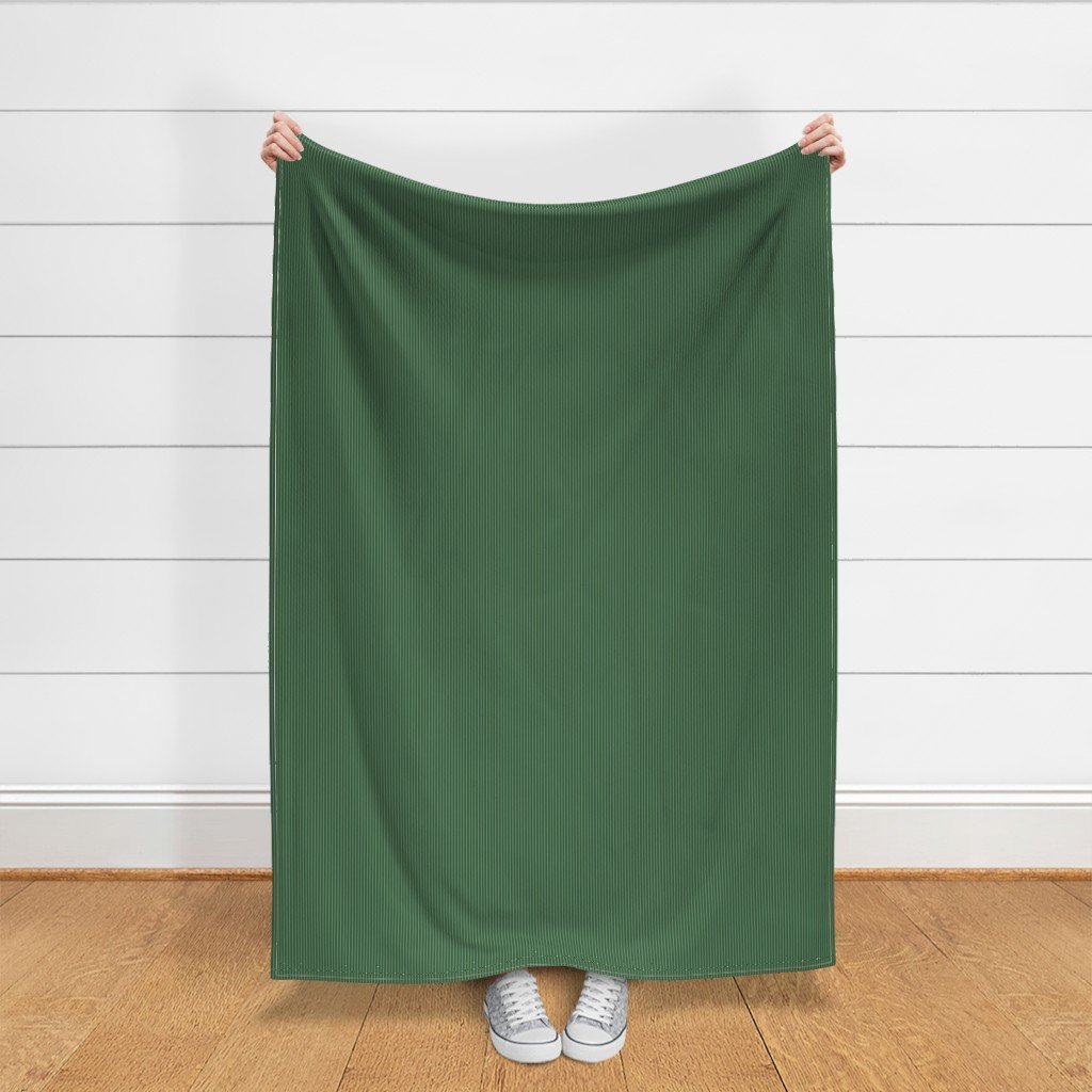 Classic White Pinstripe on Hunter Green Office Stripe Pattern Fabric wall street fabric