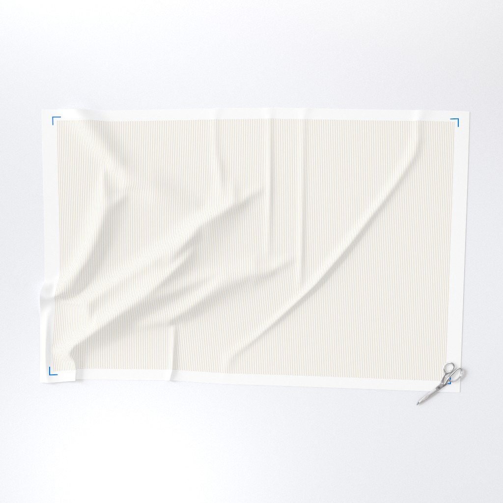 Classic Camel Tan Pinstripe on White Office Stripe Pattern Fabric wall street fabric
