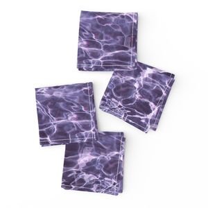 Bermuda Horseshoe Bay Pink Violet Water Ripples Home Decor Collection Interior Collection dusky blue napkins design