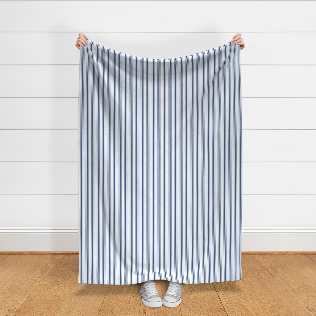 Mattress Ticking Dark Blue Fabric blue ticking fabric