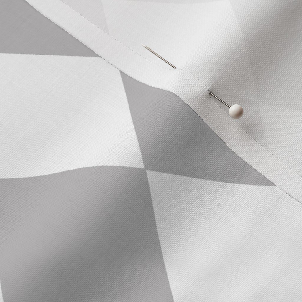 Grey Fog Small Modern Diamond Pattern Fabric grey diamonds fabric
