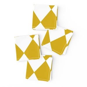 Antique Moss Yellow Modern Diamond Pattern Design Collection Design Collection antique moss yellow napkins design