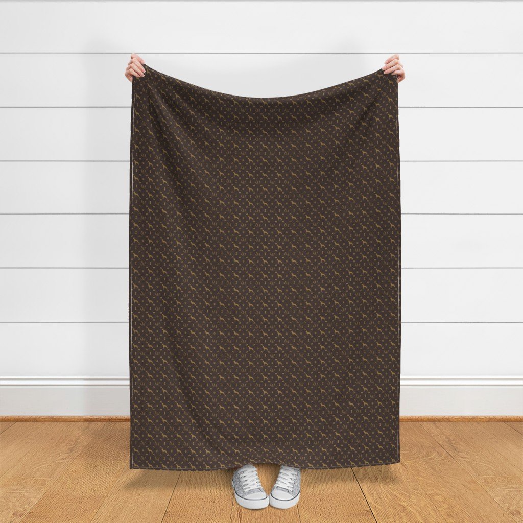 Louis Malinois Luxury Dog Pattern Fabric louis luxury fabric