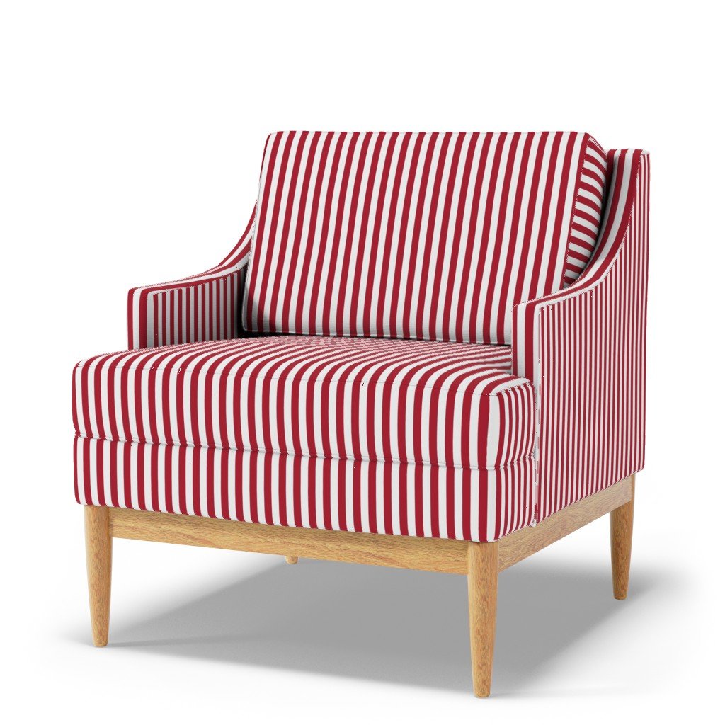 Small Vertical USA Flag Red and White Stripes Fabric white and red fabric