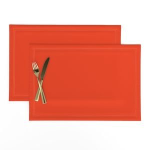 Citrus Orange Florida Colors of the Sunshine State Home Styling Collection Decor Collection orange color placemat design