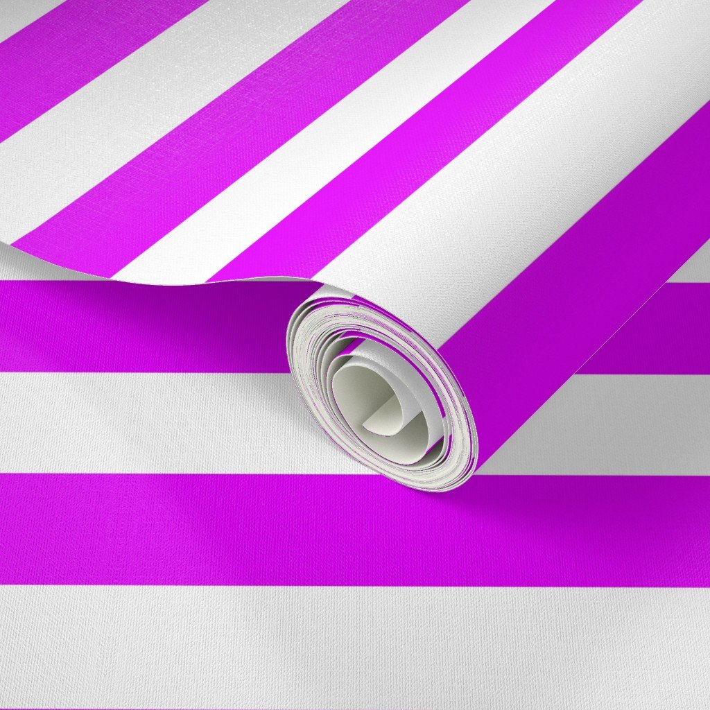 Orlando Orchid Pink Horizontal Tent Stripes Florida Colors of the Wallpaper pink orchid wallpaper
