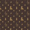 Louis Baby Luxury Iconic Monogram Pattern on Classic Brown with Tan Motifs