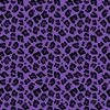 Leopard Spots Animal Repeat Pattern Print in Purple and Black