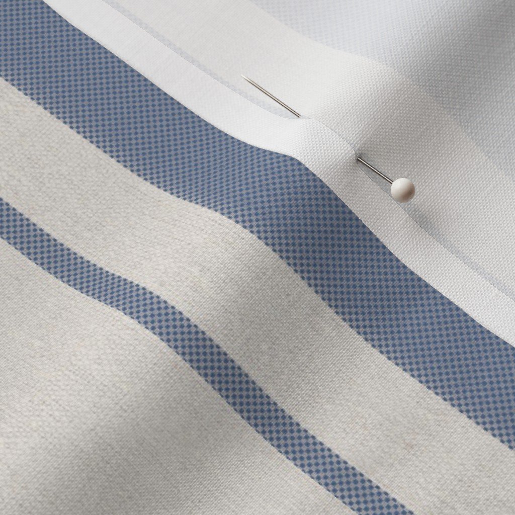 Wide Stressed Blue Denim Mattress Ticking Fabric blue ticking fabric