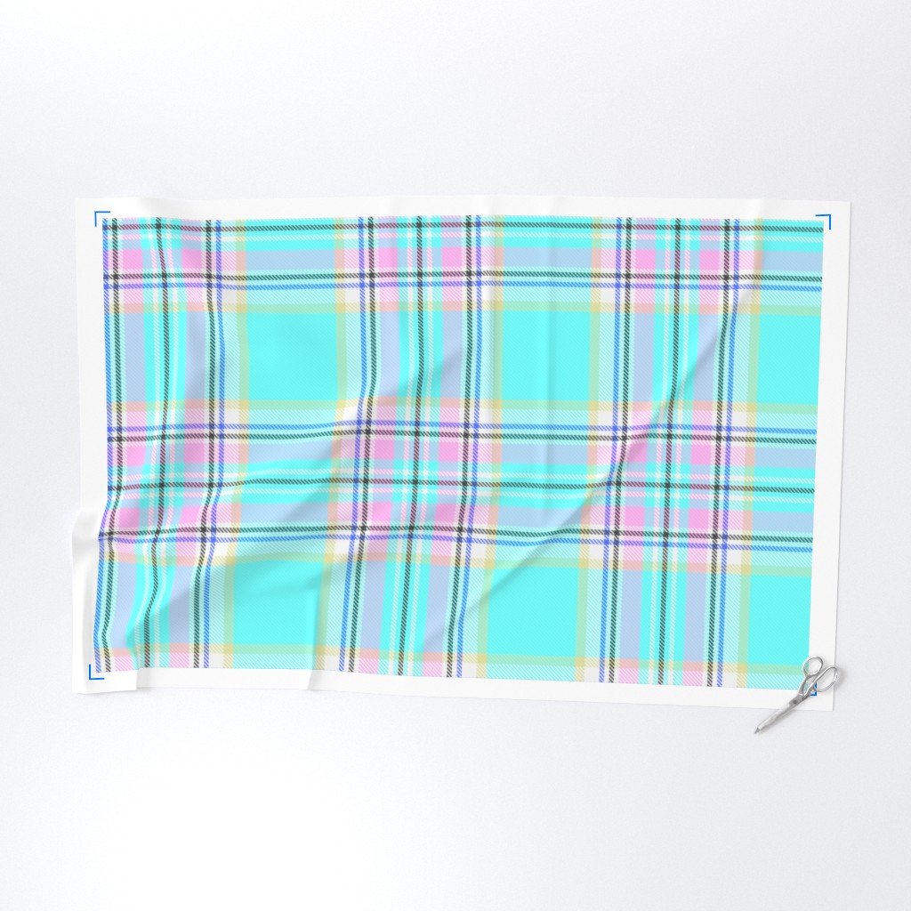 Large Royal Floridian Tartan Check Plaid Fabric fl fabric