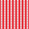 Canadian Flag Colors Red White and Maple Leaves 1 Inch Vertical Stripes