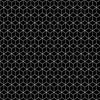 Small Black and Faux Metallic Silver Art Deco 3D Geometric Cubes