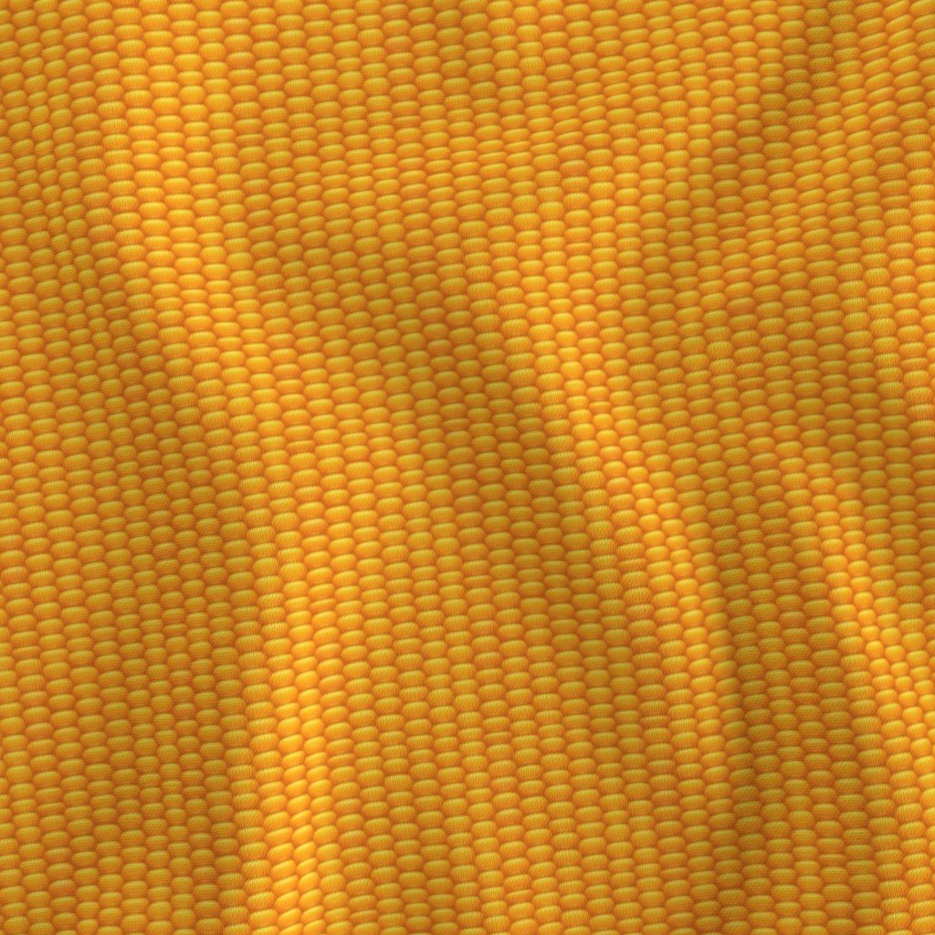 Orange Kernels of Harvest Corn in Autumn Orange for Thanksgiving Fabric harvest feast fabric