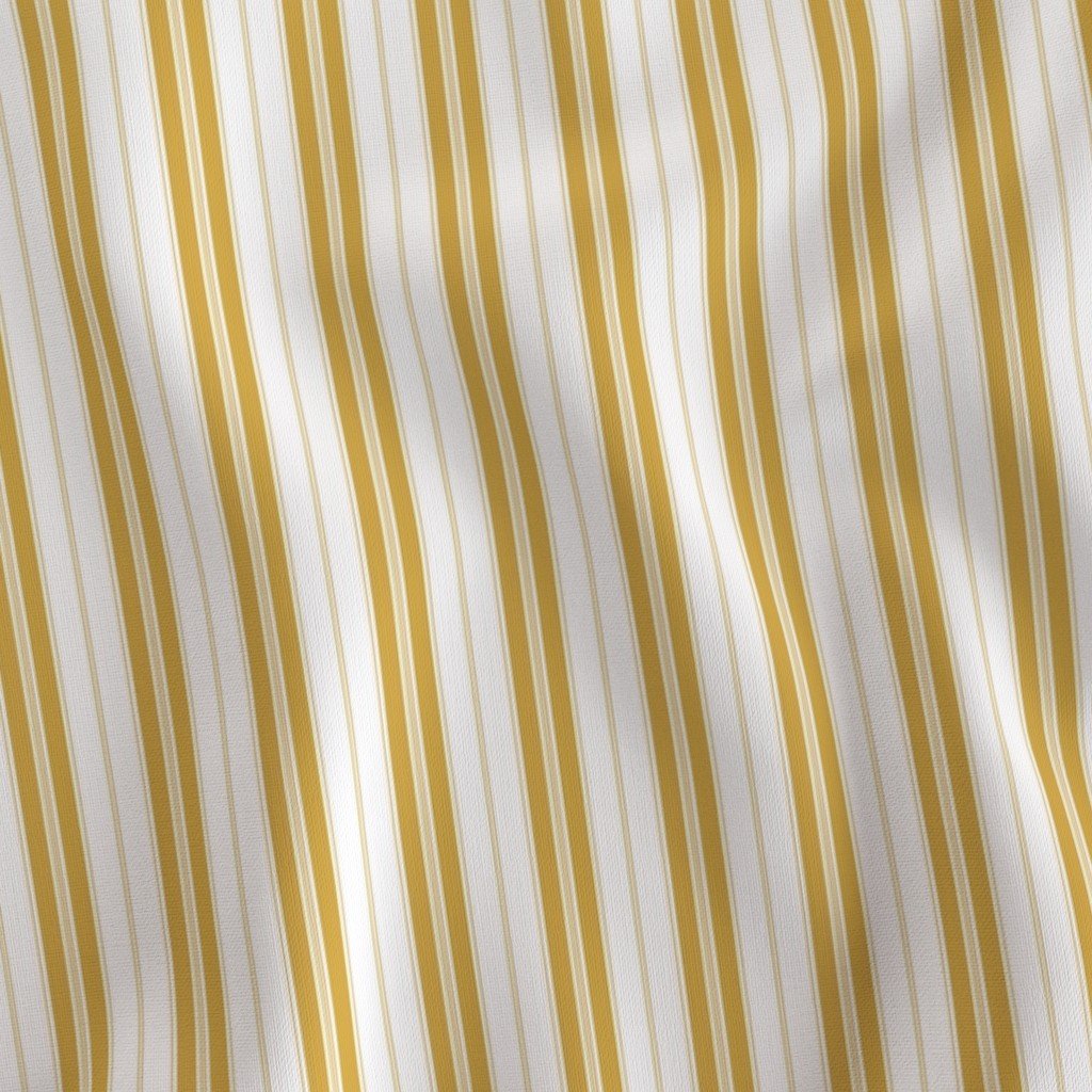 Spicy Mustard and White Autumn Winter 2022 2023 Color Trend Mattress Fabric mattress ticking fabric