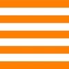 Florida Orange and White Horizontal Stripes
