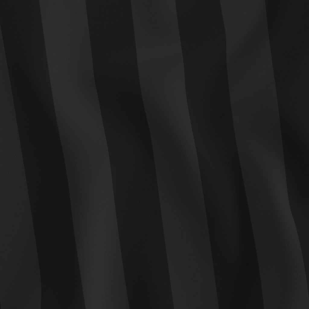Two-Tone 2 Inch Black and Faded Black Modern Cabana Upholstery Fabric cabana striped fabric