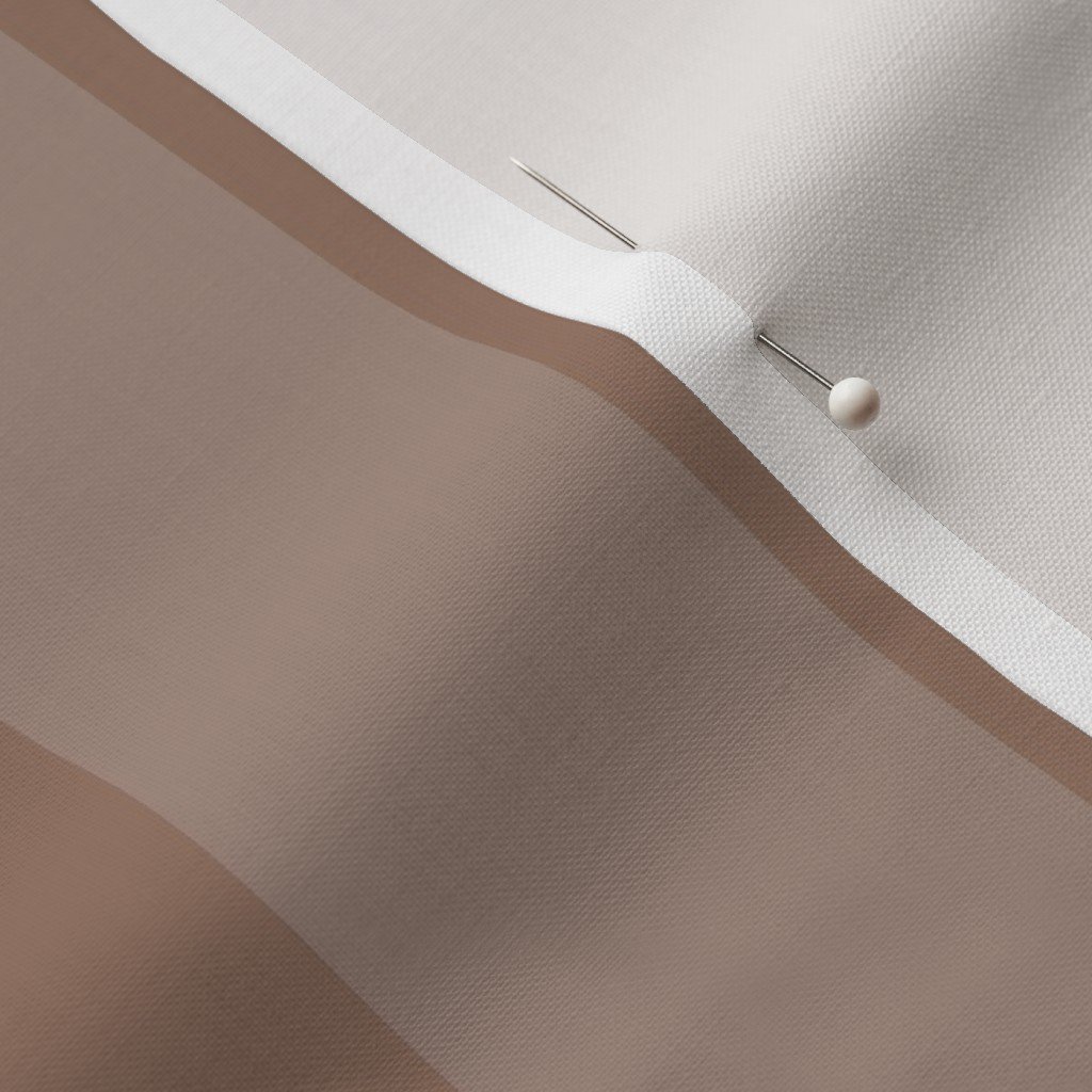 Two-Tone 2 Inch Mocha and Faded Mocha Modern Cabana Upholstery Fabric mocha and white stri fabric