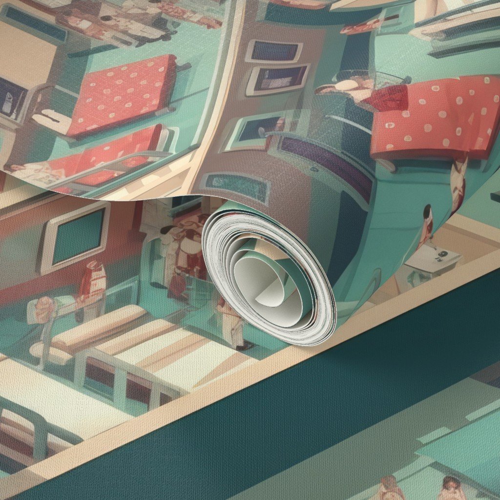 Wallpaper green hospital wallpaper