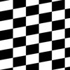 Large Black and White Racing Check/Flag Pattern