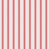 Distressed Vintage Scarlet Red Mattress Ticking with Two Inch Spacing