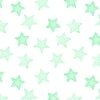 Large Faded Mint Christmas Stars on White