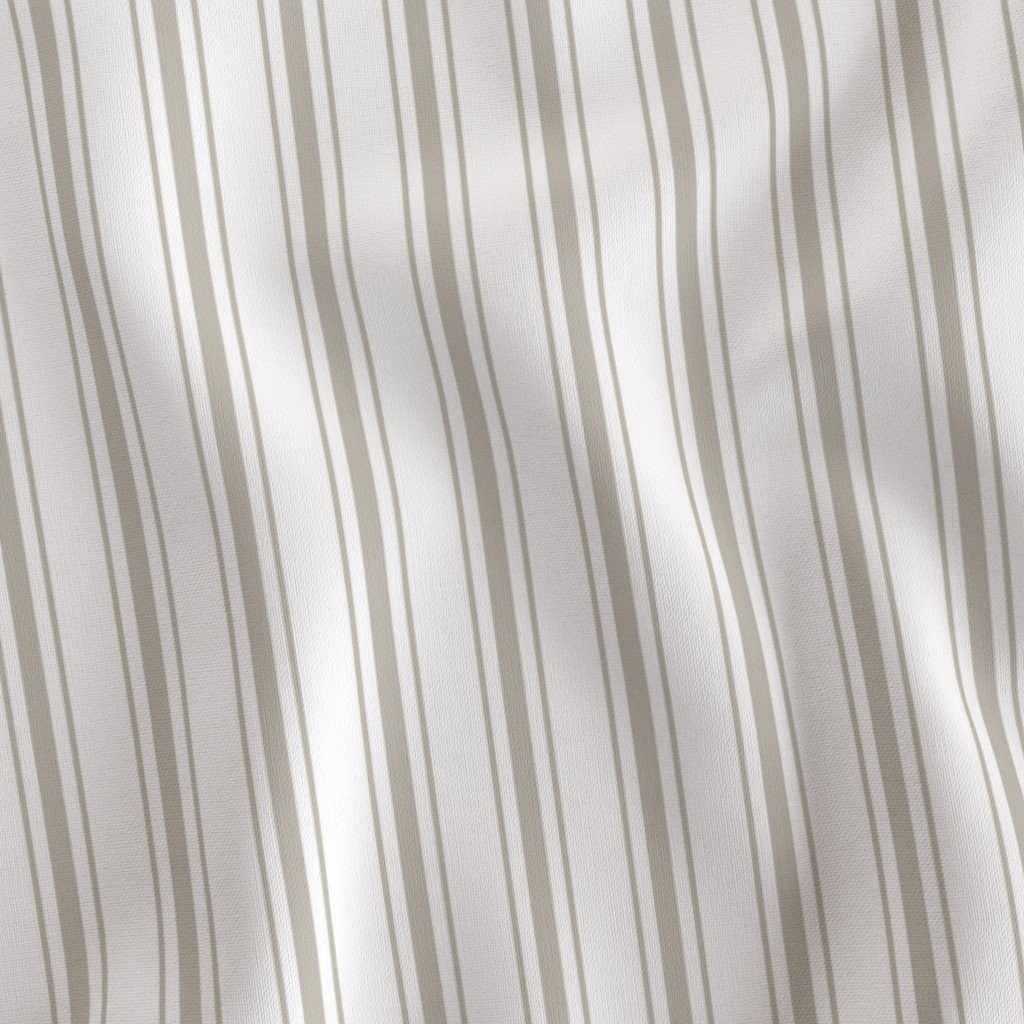 Small Beige on White French Provincial Mattress Ticking Fabric french ticking fabric