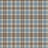 Cream with Beige and Blue French Provincial Tartan