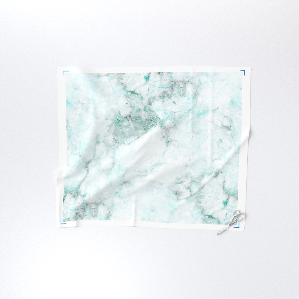 Marble Natural Stone Grey With Turquoise Veining Quartz Fabric turquoise veins fabric