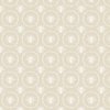 Small French Provincial Bees in Laurel Wreaths in White on Cream