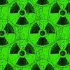 Green and Black Radioactive Hazmat Grunge Pattern