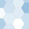 Hexagonal Blue Serenity Honeycomb Pattern