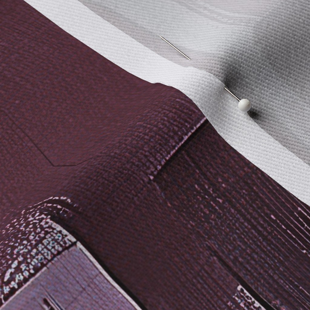 Large Abstract Brushstroke Blocks in Burgundy Lavender and Soft Mint Fabric burgundy fabric